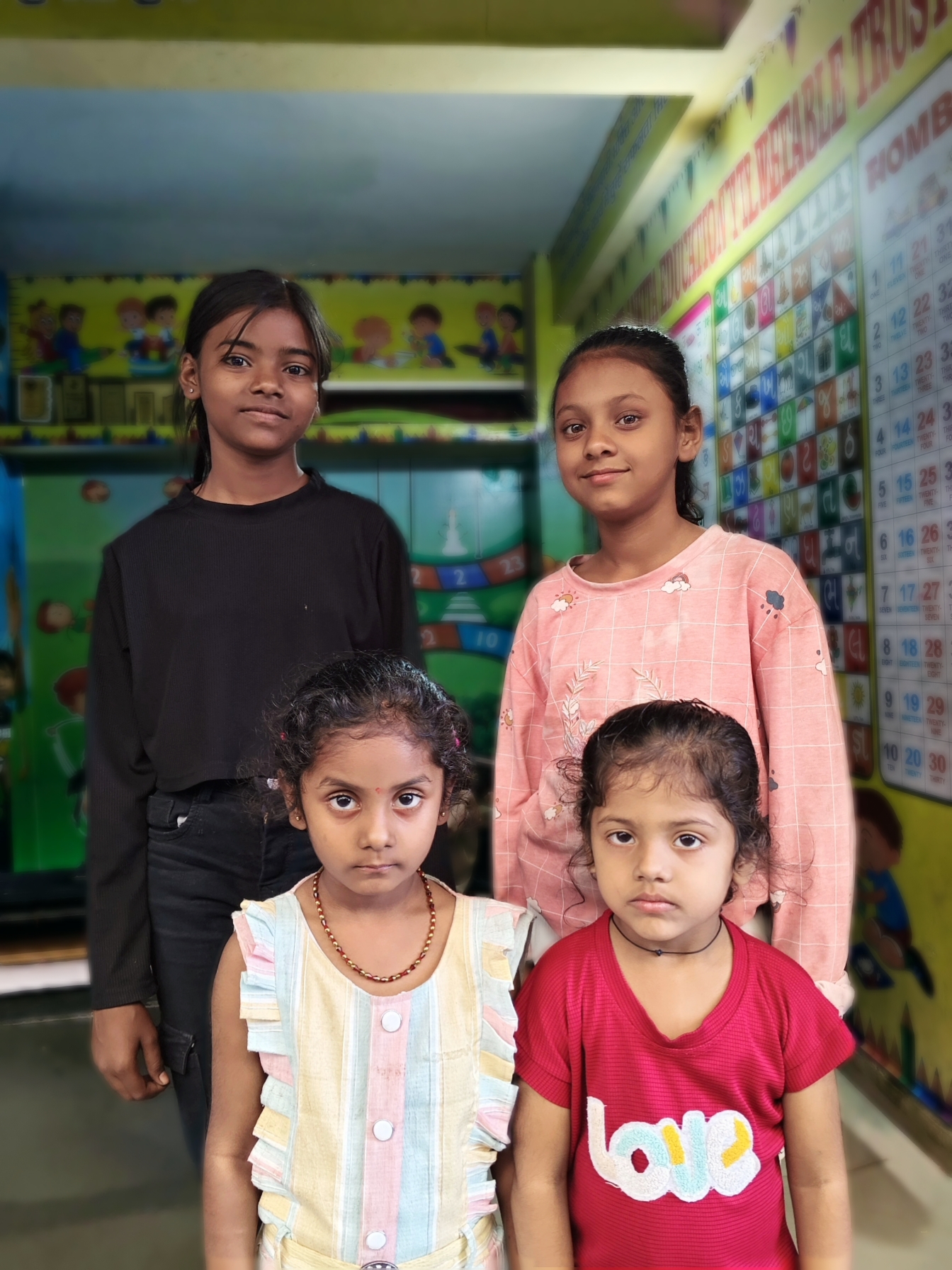 Students at Ankit Ankita Trust